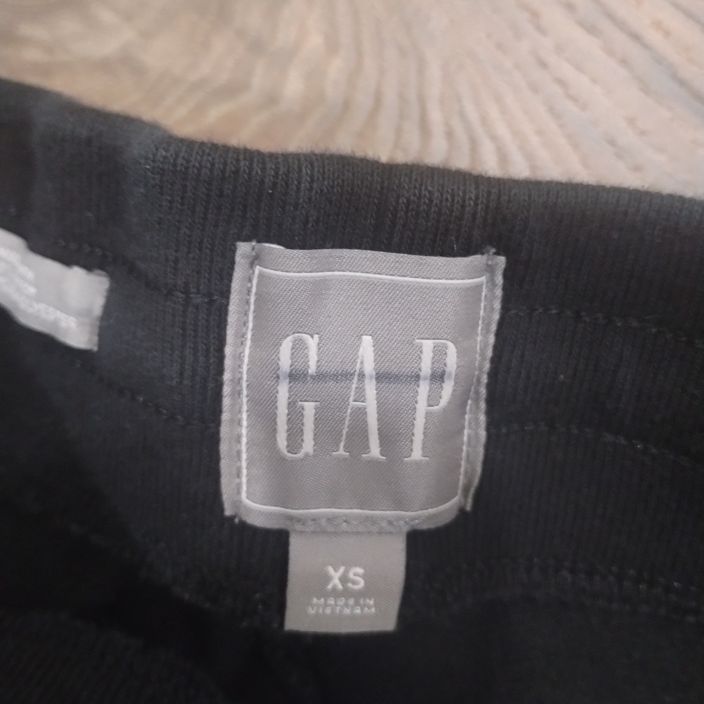 GAP Black Womens Sweatpants with White Drawstring - Picture 3 of 3